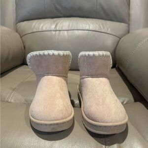 Cozy Tan Suede Booties